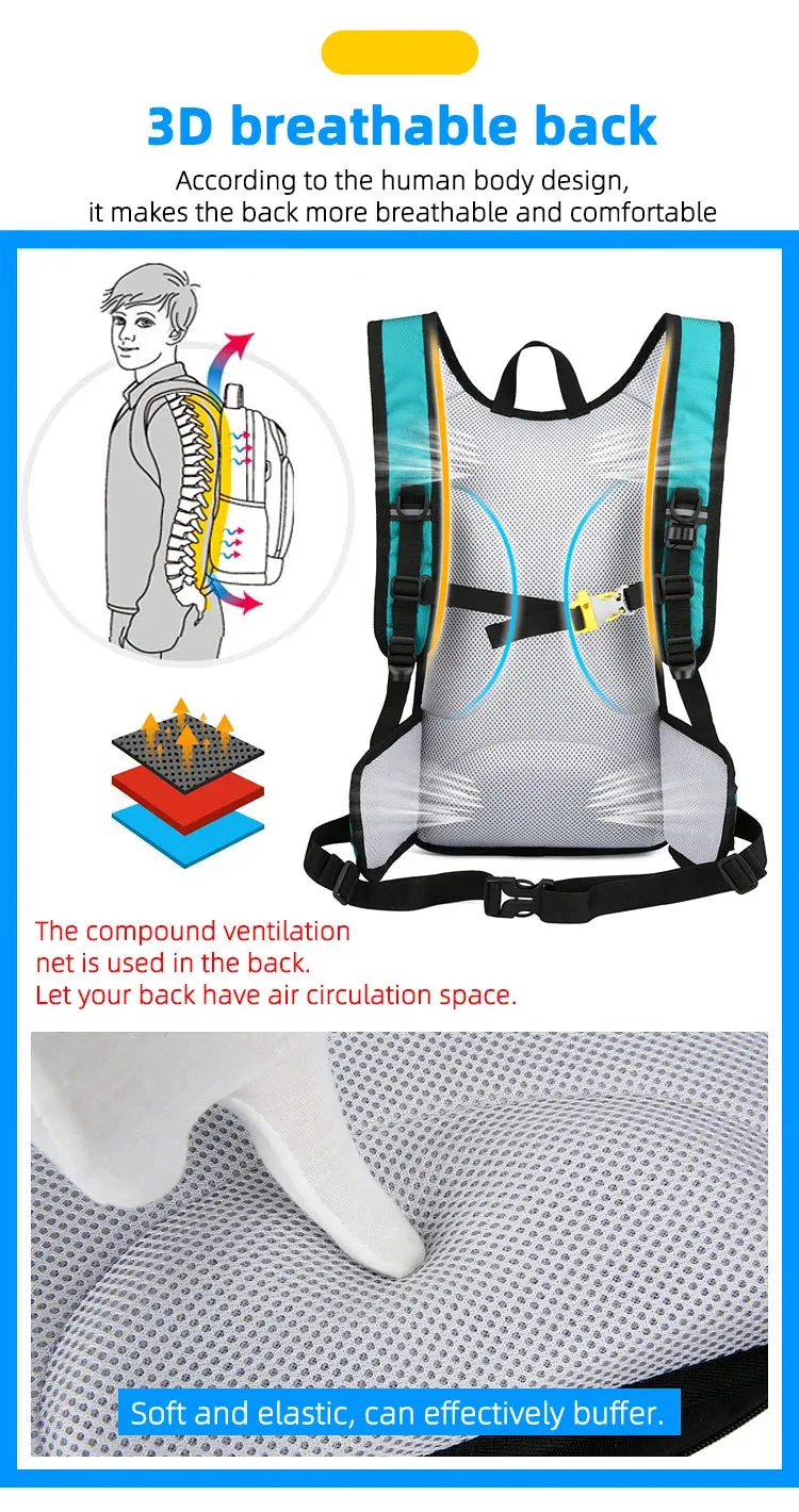 13L Water Backpack with 1L TPU Bladder