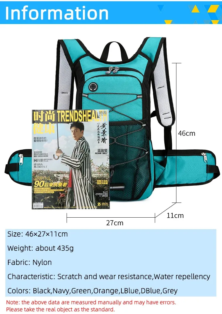 13L Water Backpack with 1L TPU Bladder