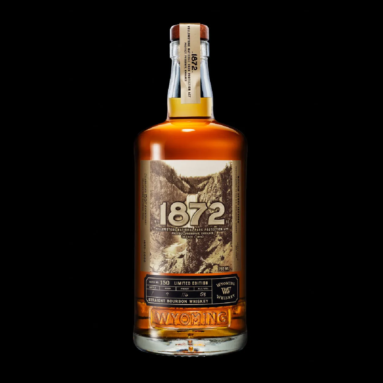 1872 Wyoming Whiskey Limited Edition Straight Bourbon Whiskey