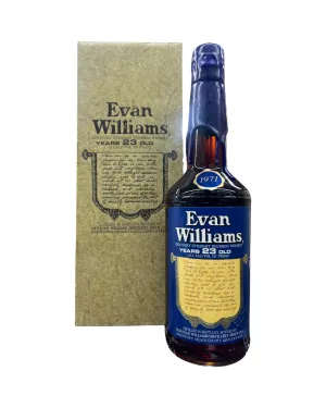 1971 Evan Williams 23 Year Old Kentucky Straight Bourbon Whiskey 750ml