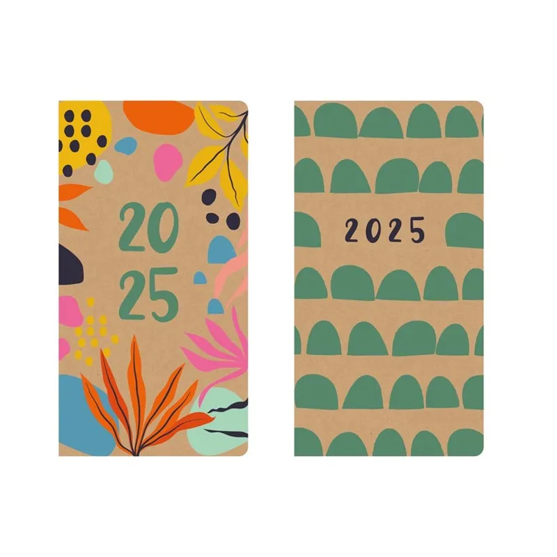 2025 Eco Friendly Slim Week To View Diary - Fully Recyclable Assorted Designs