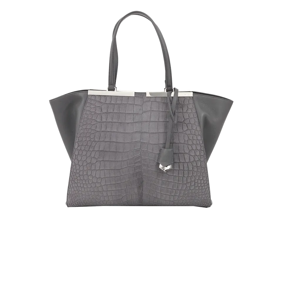 2Jours Stamped Croc Grande Shopping Bag