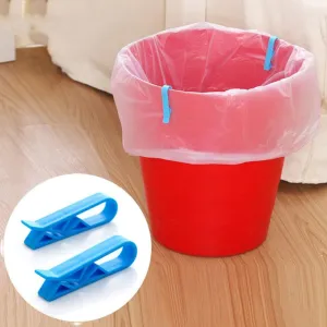 2Pcs Trash Bag Fixed Clip