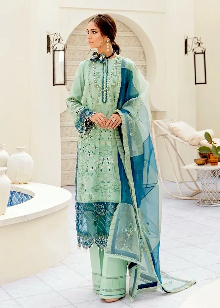 Afrozeh Summer Sonnet Lawn Collection '21 – Exquisite Mint