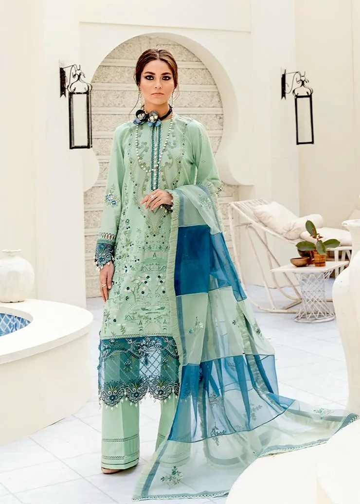 Afrozeh Summer Sonnet Lawn Collection '21 – Exquisite Mint