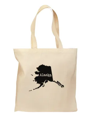 Alaska - United States Shape Grocery Tote Bag