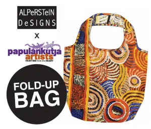 Alperstein Designs Nora Davidson Fold Up Shopping Bag