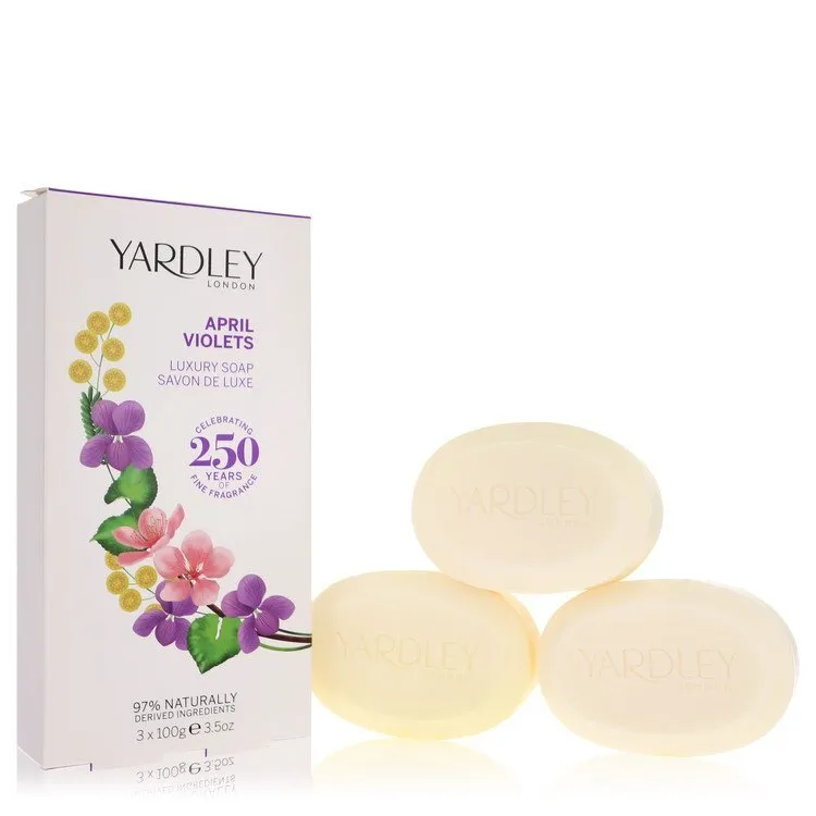 April Violets 3 x 3.5 oz Soap By Yardley London 3 x 3.5 oz Soap (April Violets 3 x 3.5 oz Soap By Yardley London)