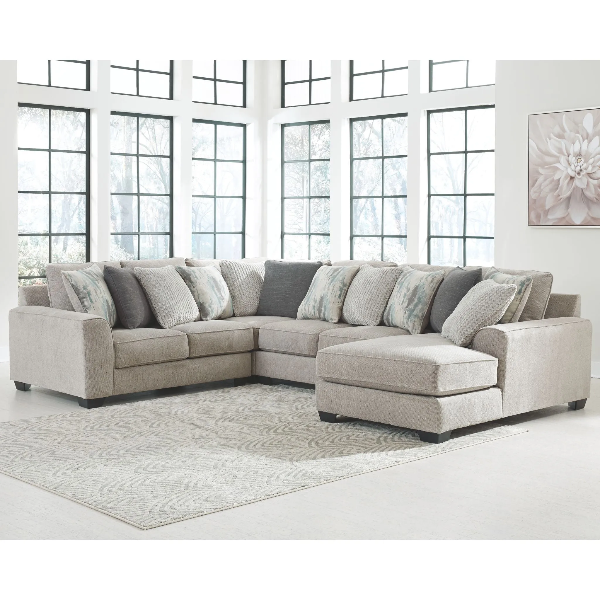 Ardsley 4 Piece Sectional with Chaise