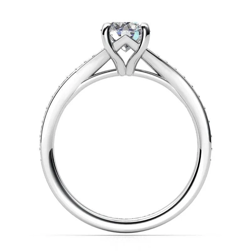 Ariel - Exquisite Diamond Set Split Band