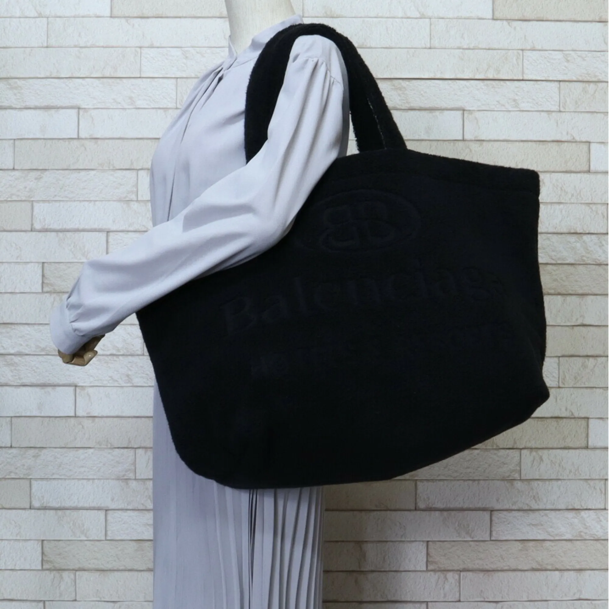 Balenciaga Black Suede Bag