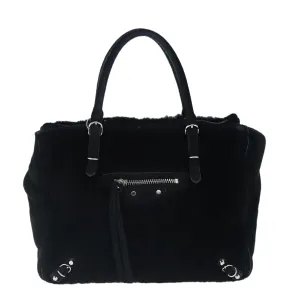 Balenciaga City Black Suede Bag