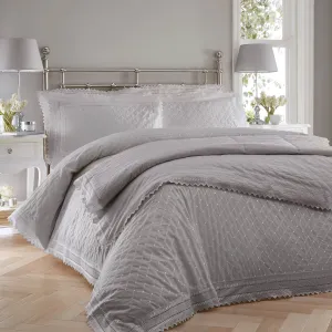 Balmoral Bedspread - Silver / Grey