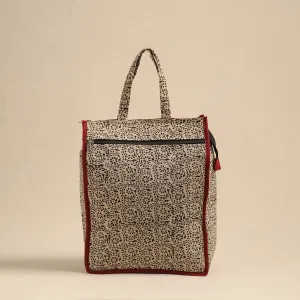 Beige - Eco-Friendly Handmade Cotton Handbag for Women 06