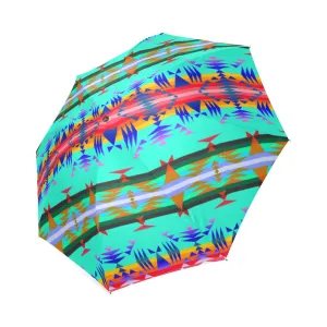 Between the Mountains Spring Foldable Umbrella