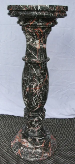 Black Azalia Marble Column 87cm