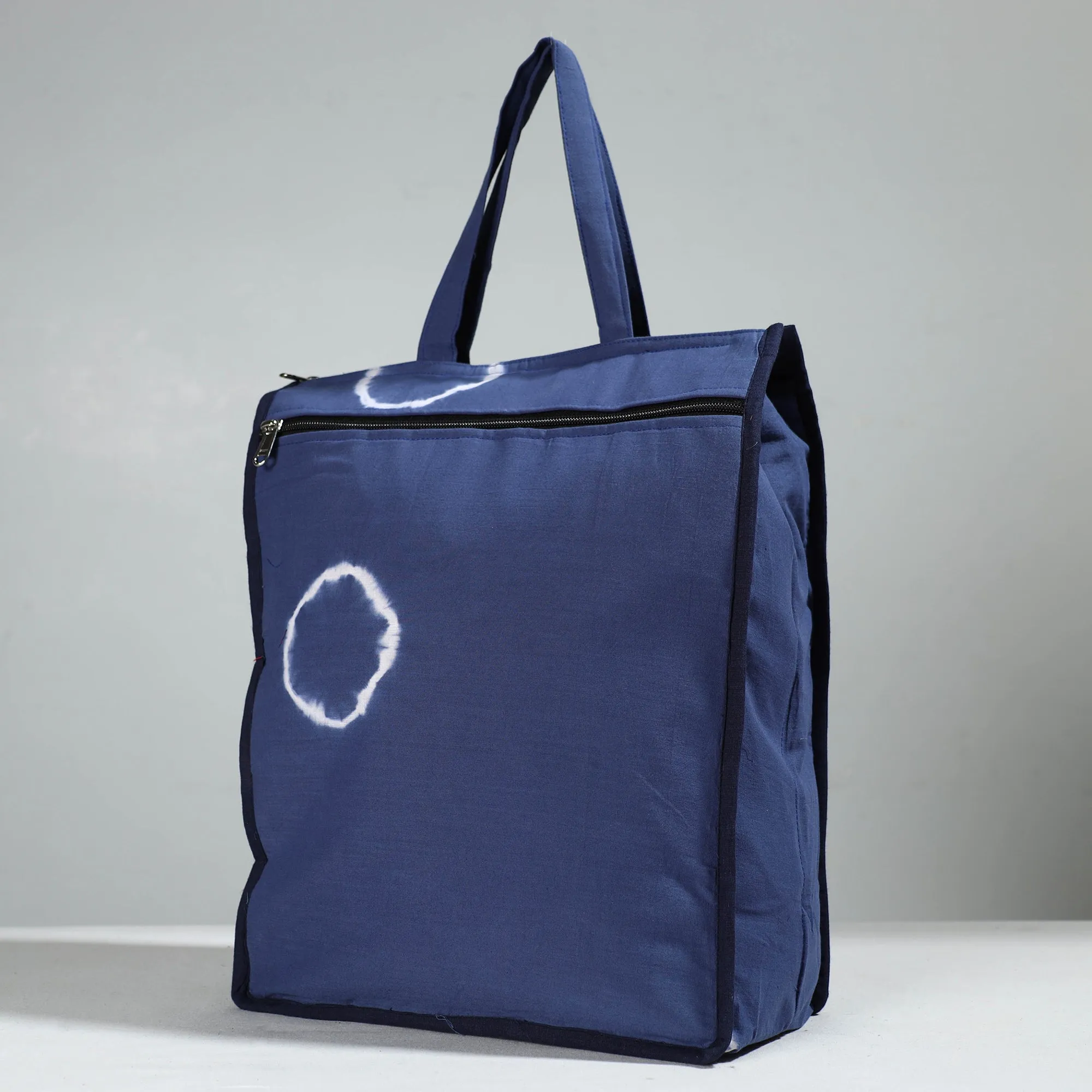 Blue - Handcrafted Cotton Shopping Bag 26