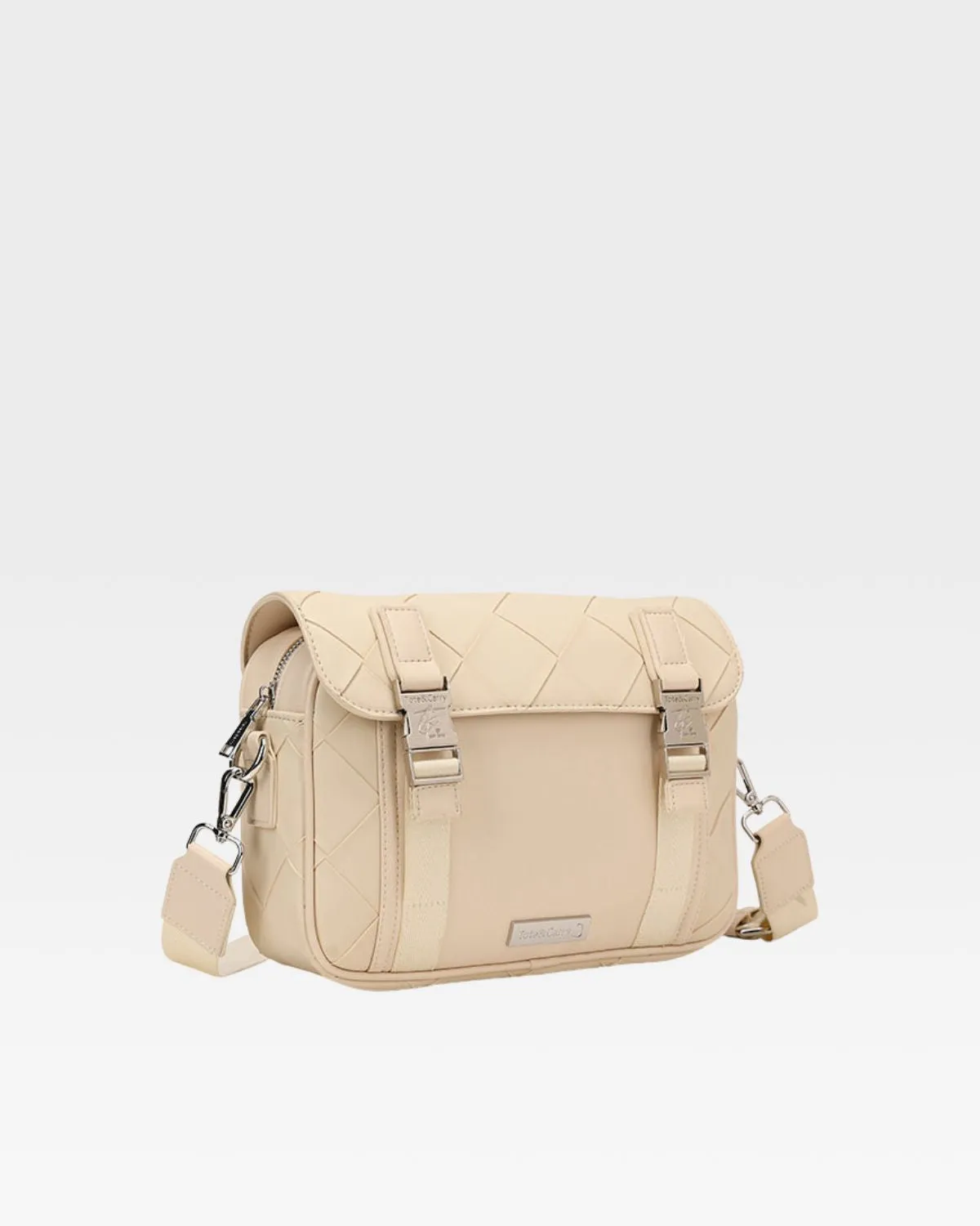 Bodega Clean Cut Messenger Bag in Beige