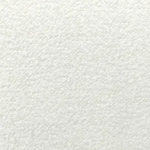 Bouclette Fabric in White