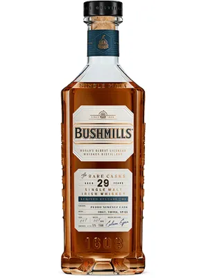 Bushmills The Rare Casks Pedro Ximenez Cask Finish 29 Year Old Single Malt Irish Whiskey 750ml