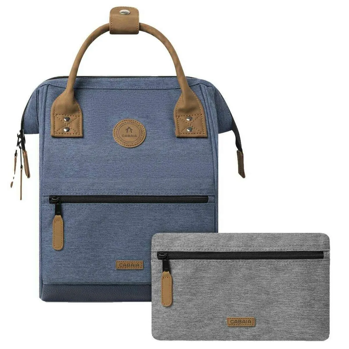 Cabaia Adventurer Melange Small Backpack - Paris Blue