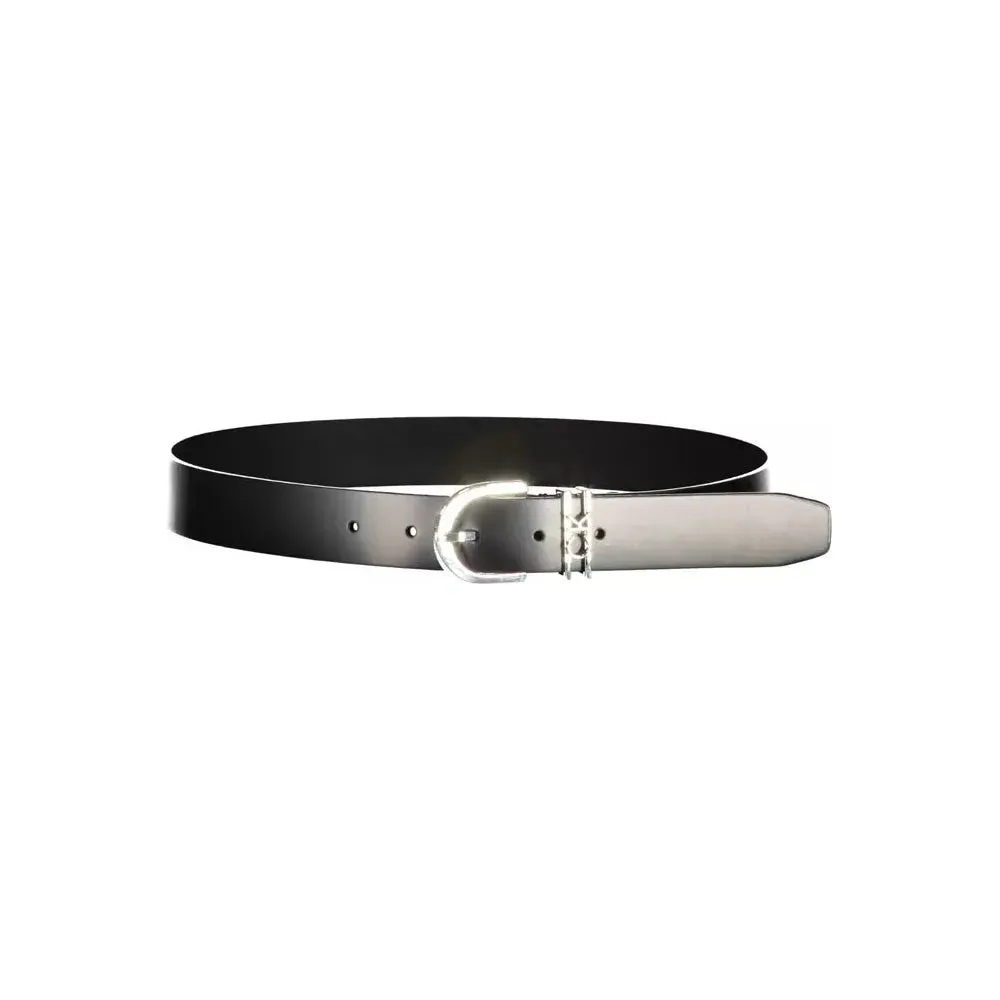 Calvin Klein Black Leather Women Belt