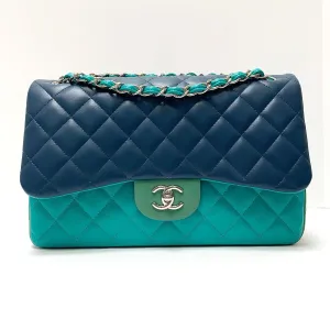 Chanel Classic Jumbo Tricolor Flap Bag