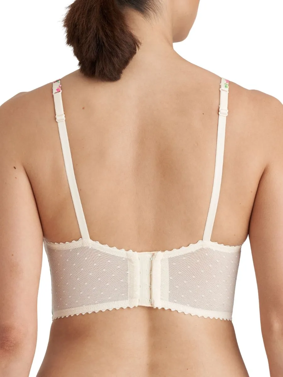 Chen Balcony Bra with Horizontal Seam - Pearled Ivory