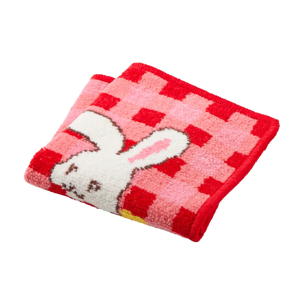 Chenille Hand Towel (starring Chieco the bunny!)