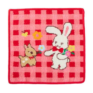 Chenille Hand Towel (starring Chieco the bunny!)