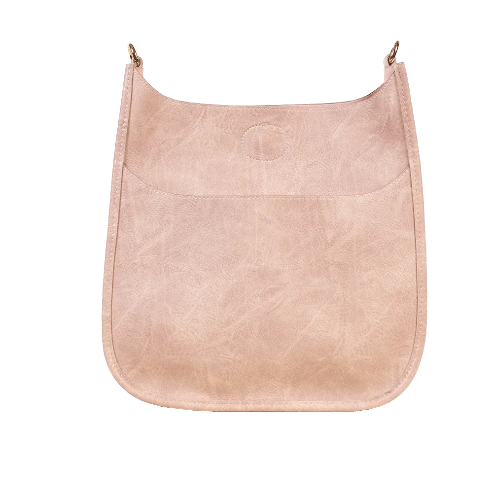 Classic Vegan Messenger Bag - No Strap