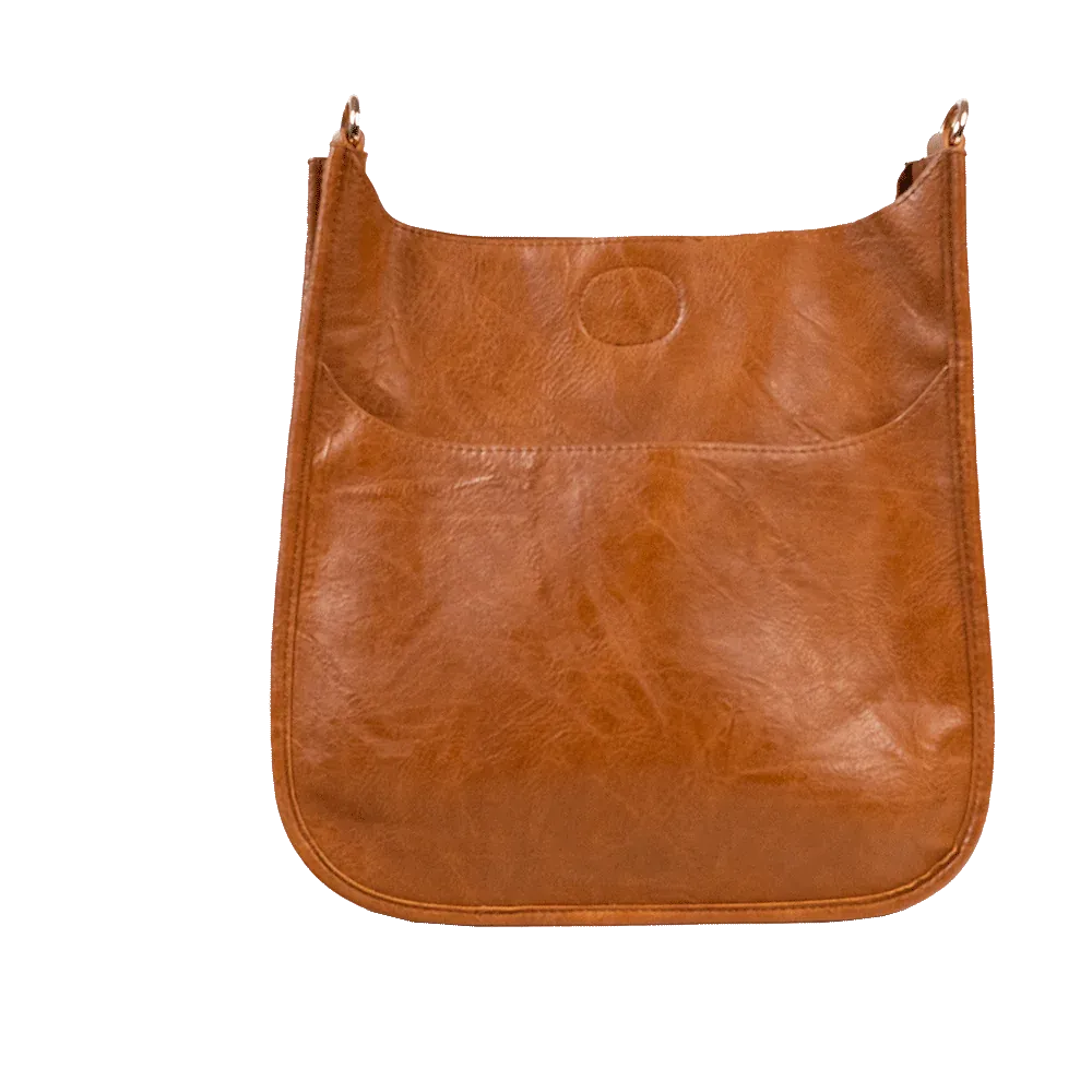 Classic Vegan Messenger Bag - No Strap