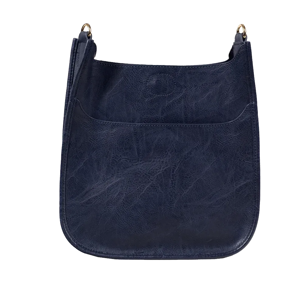 Classic Vegan Messenger Bag - No Strap