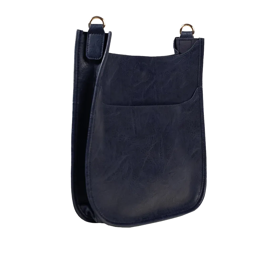 Classic Vegan Messenger Bag - No Strap