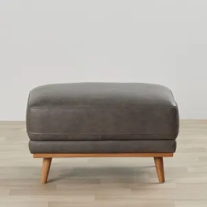 Colton Ottoman - Charcoal