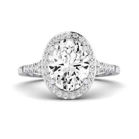 Desert Rose - Oval Lab Diamond Bridal Set (IGI Certified)