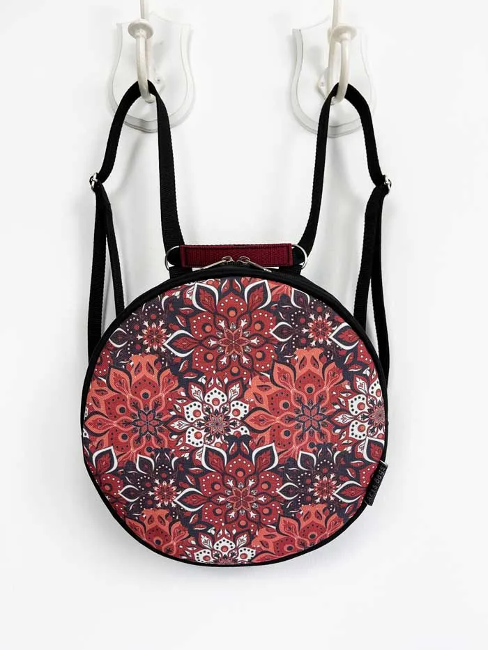 Designer Circle Handmade Mandala Backpack Crossbody Bag for Women