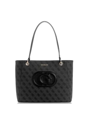 Eco Black Logo Mietta Noel Tote Bag