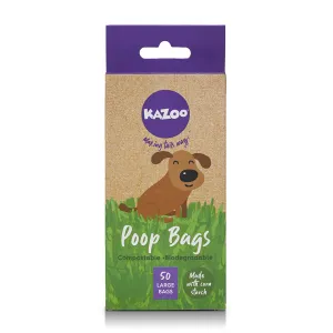 Eco-Friendly Compostable Biodegradable Poop Bags - 50pk