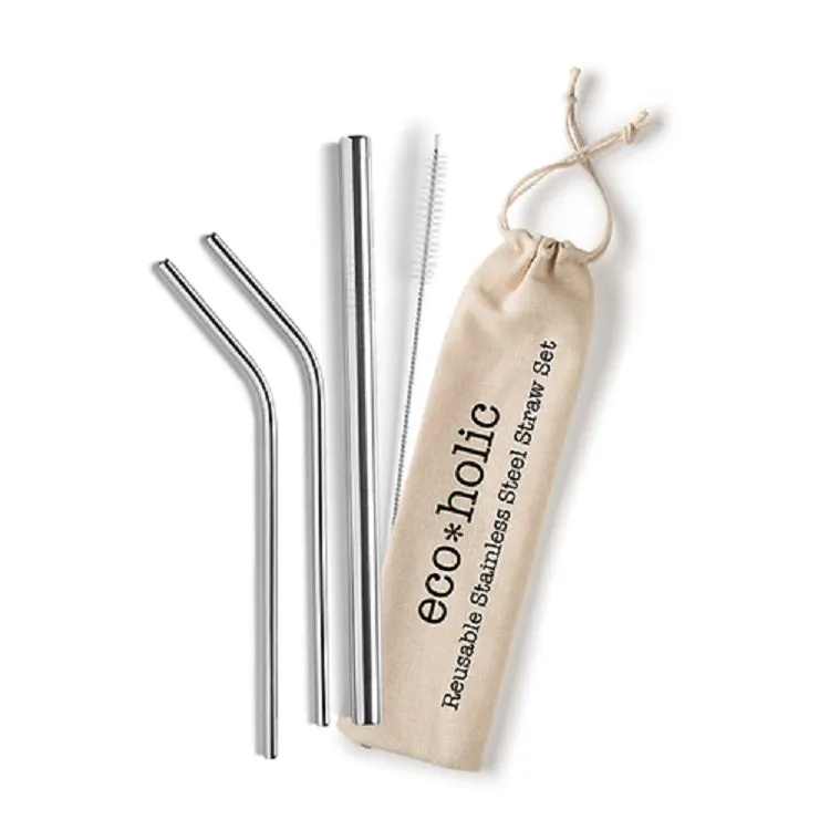 Eco*holic Reusable Metal Straw