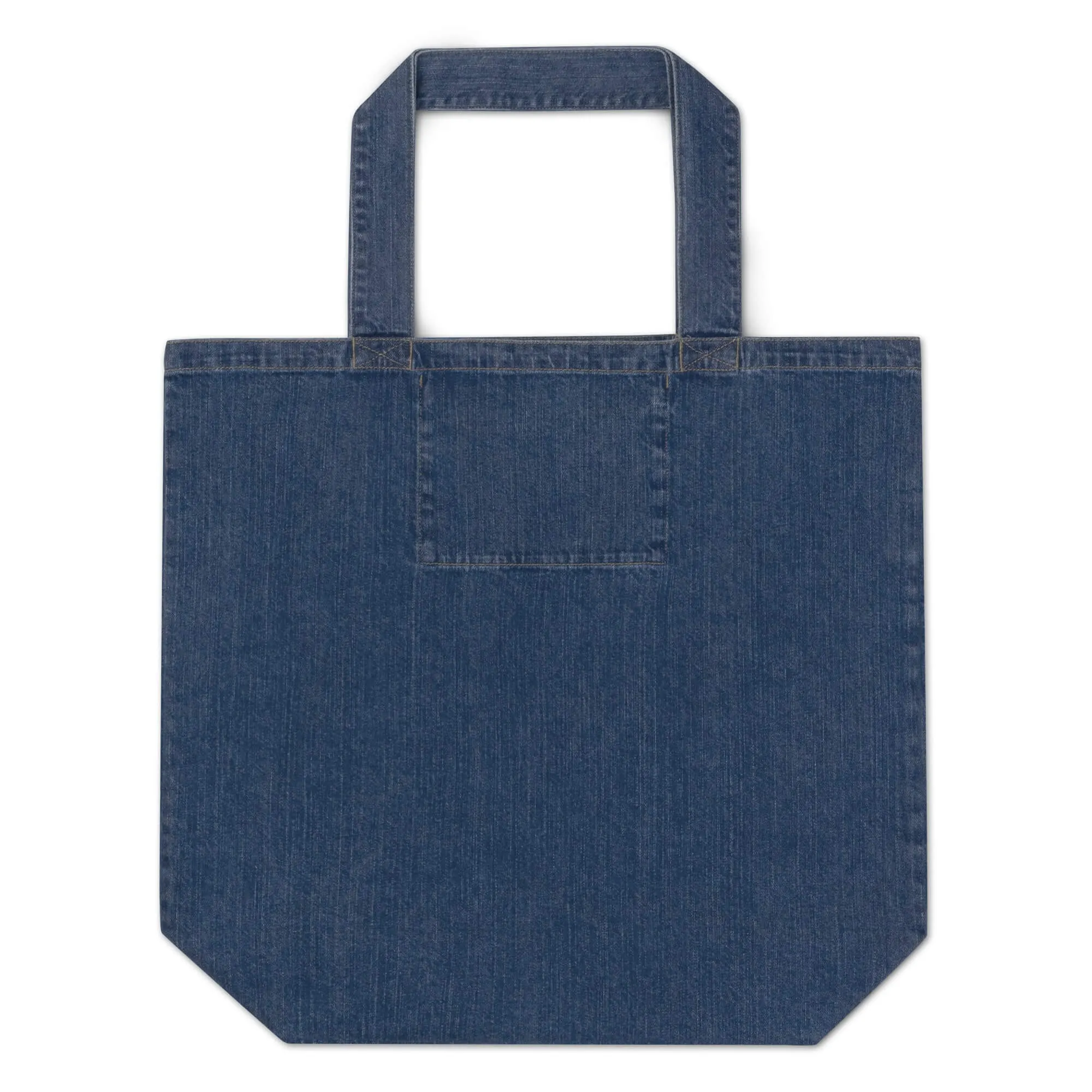 Embroidered Denim Tote Bag (Organic)