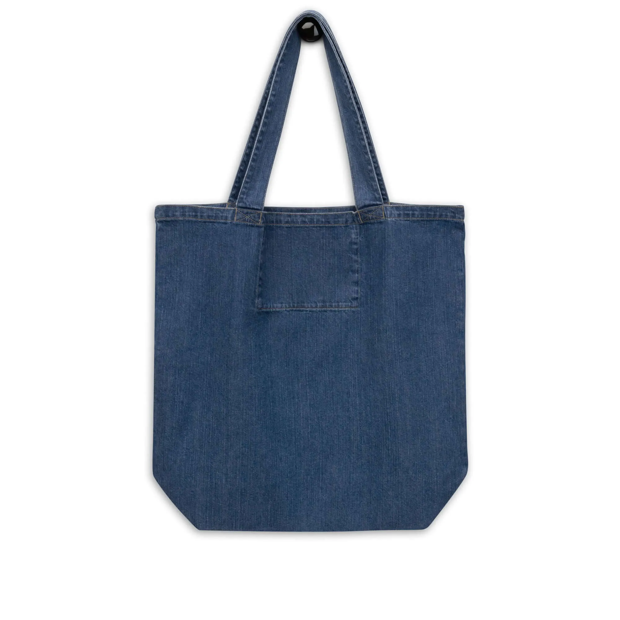 Embroidered Denim Tote Bag (Organic)