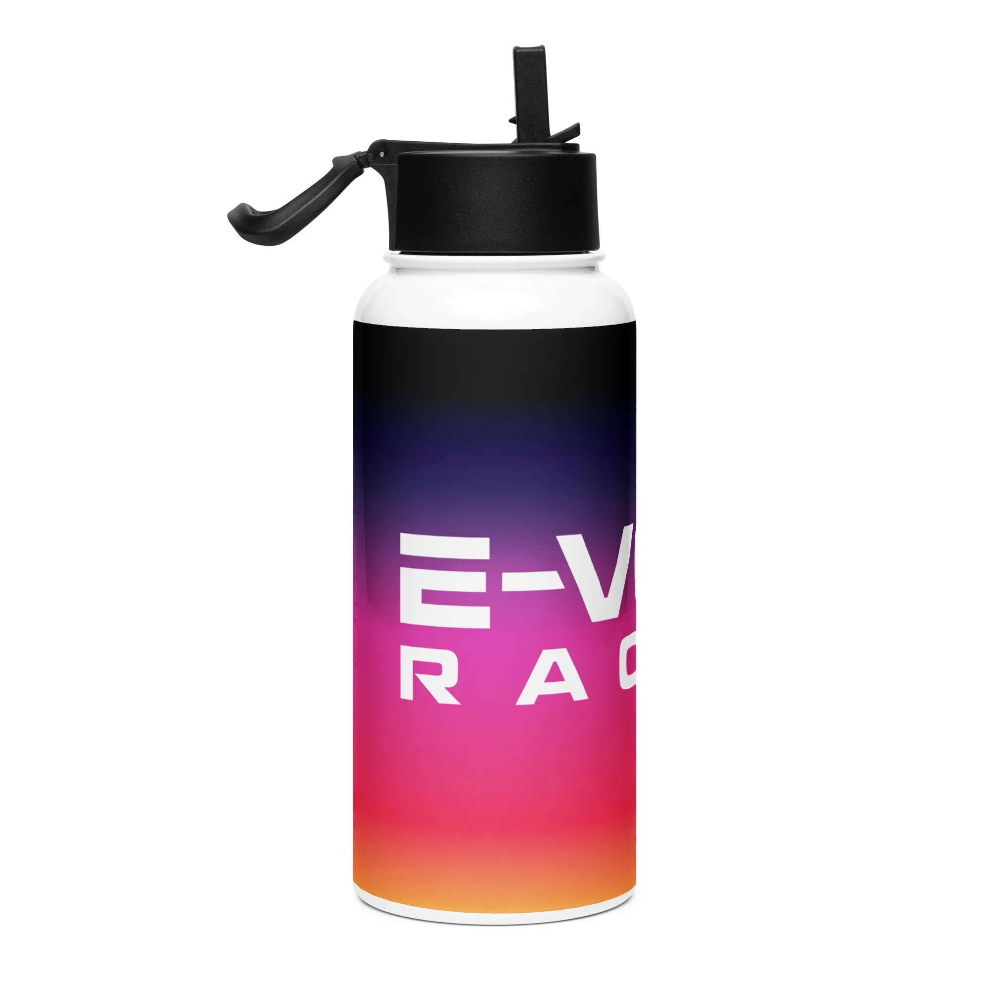 EVOKE Stainless steel water bottle with a straw lid