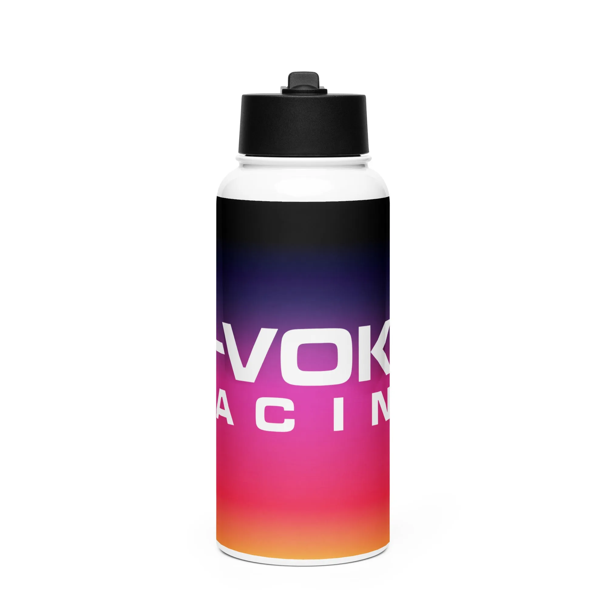 EVOKE Stainless steel water bottle with a straw lid