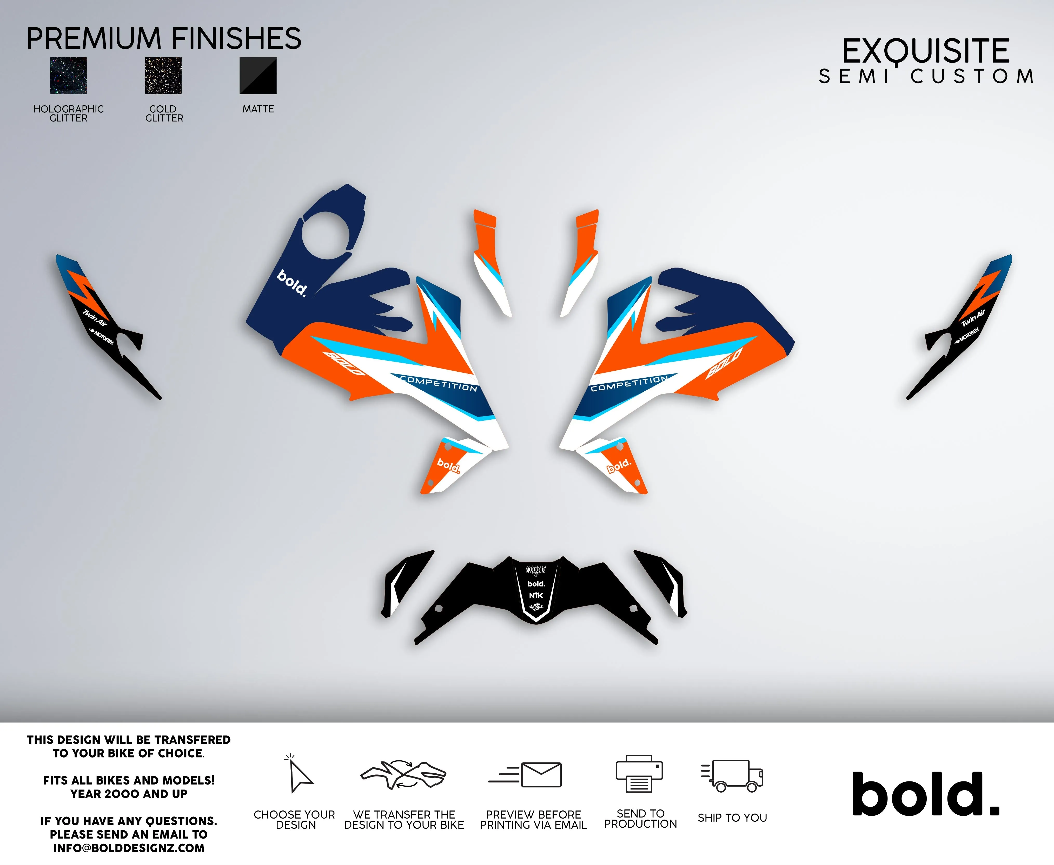 EXQUISITE - KTM DUKE Graphics kit