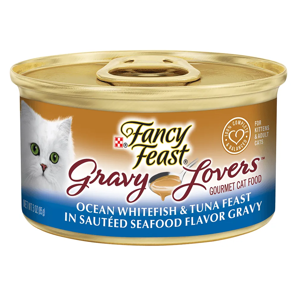 Fancy Feast Gravy Lovers Ocean Whitefish & Tuna Feast