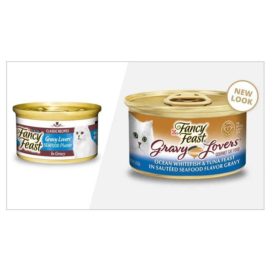 Fancy Feast Gravy Lovers Ocean Whitefish & Tuna Feast