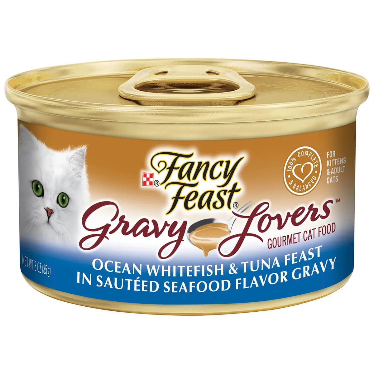 Fancy Feast Gravy Lovers Ocean Whitefish & Tuna Feast