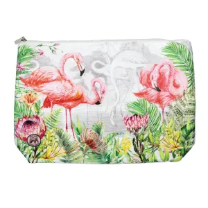 Flamingo Large Cosmetic Bag