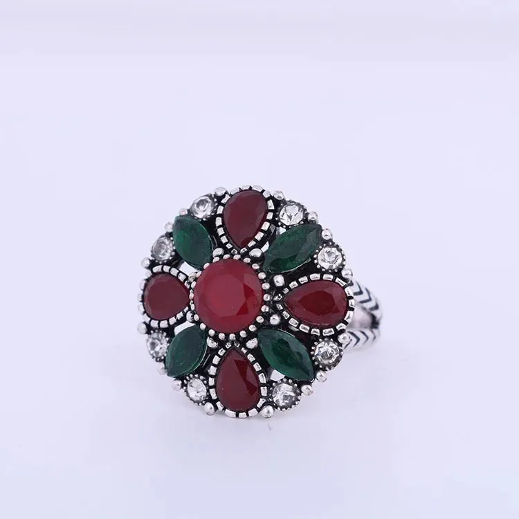 Flower Rings for Women Exquisite  Finger Rings - S661678